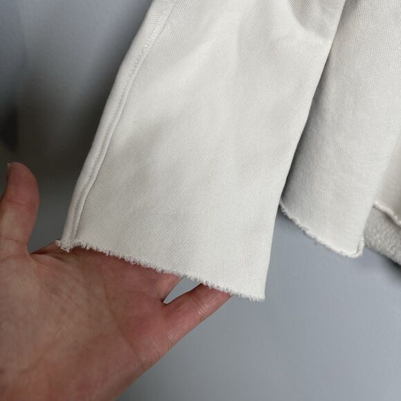 FRANK & EILEEN EFFIE Long-Sleeve Funnel Neck Capelet Large Cream NEW Casual - Picture 4 of 12